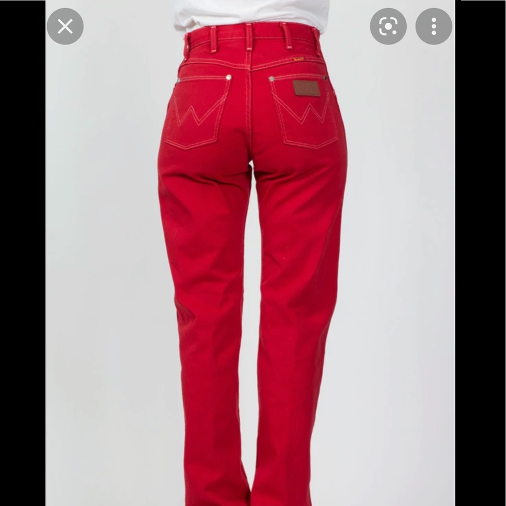Vintage red wrangler jean sz 13 - Picture 10 of 10